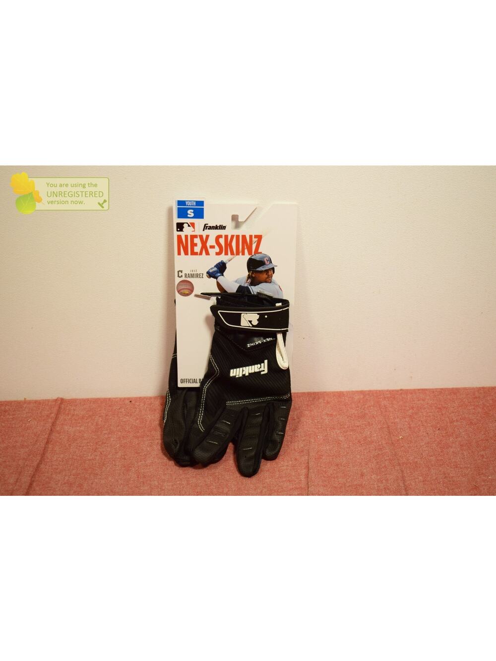Franklin Sports NEX-Skinz Batting Gloves Youth Small Black